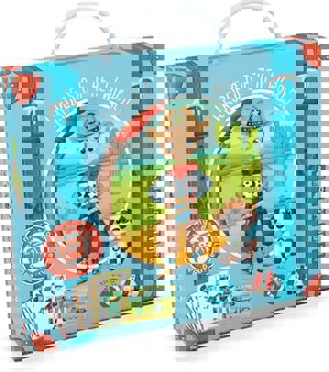 Eurekakids Βαλιτσάκι Μαγνητικό Παζλ Αγαπημένοι Ήρωες (68217004)  / Bricks- Magnetics   